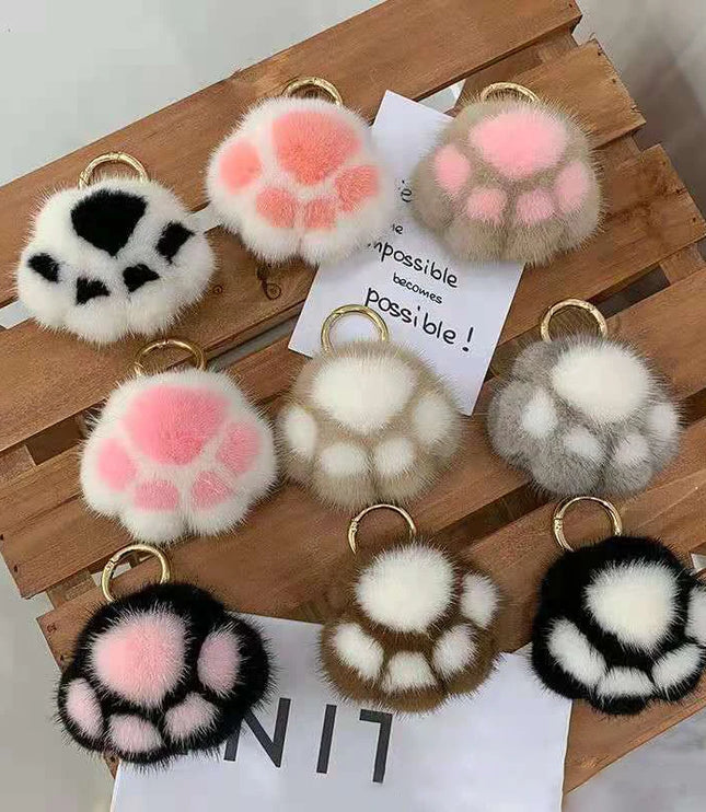 Cat Paw Keychain