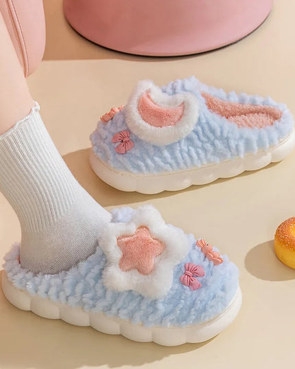 Cute Star & Moon Slippers