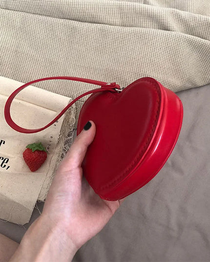 Red Heart Handbag