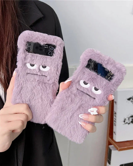 Purple Monster Samsung Galaxy Z Flip Phone Case