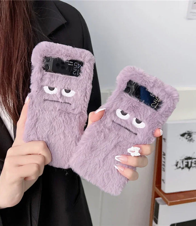 Purple Monster Samsung Galaxy Z Flip Phone Case