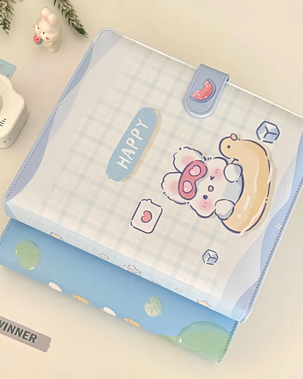 A5 Blue Bunny Binder