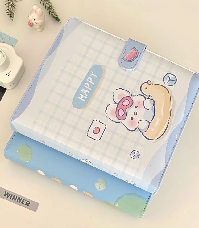 A5 Blue Bunny Binder