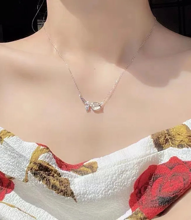 Delicate Tulip Necklace