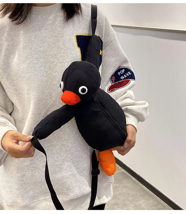 Black Penguin Backpack