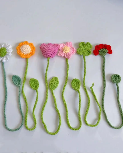 Crochet Flower Bookmark