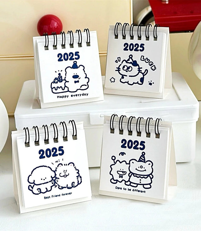 Mini Cartoon Desk Calendar