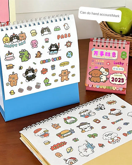 Cartoon Animal Desk Calendar