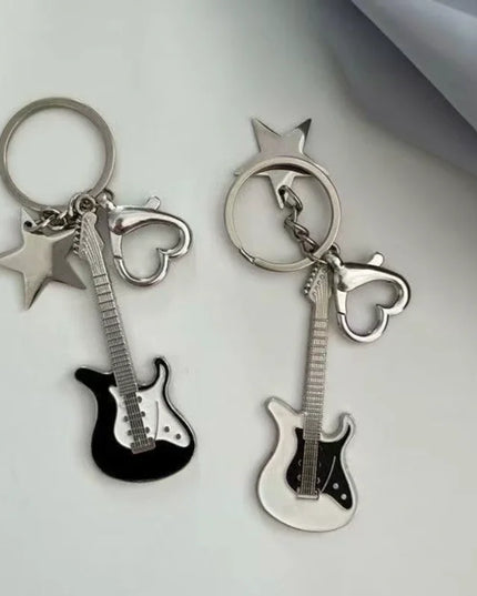 Electric Guitar Keychain