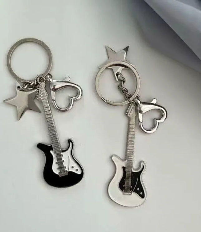 Electric Guitar Keychain