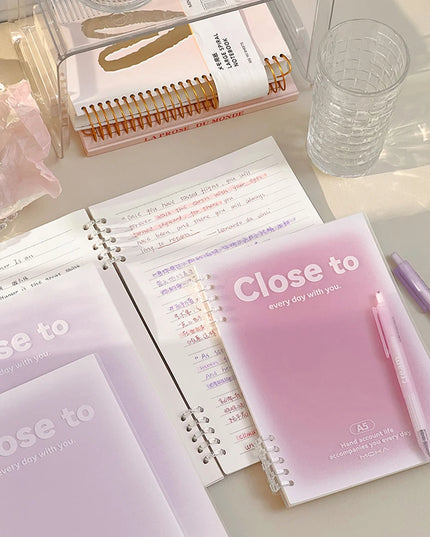 A5/B5 Pastel Binder Notebook