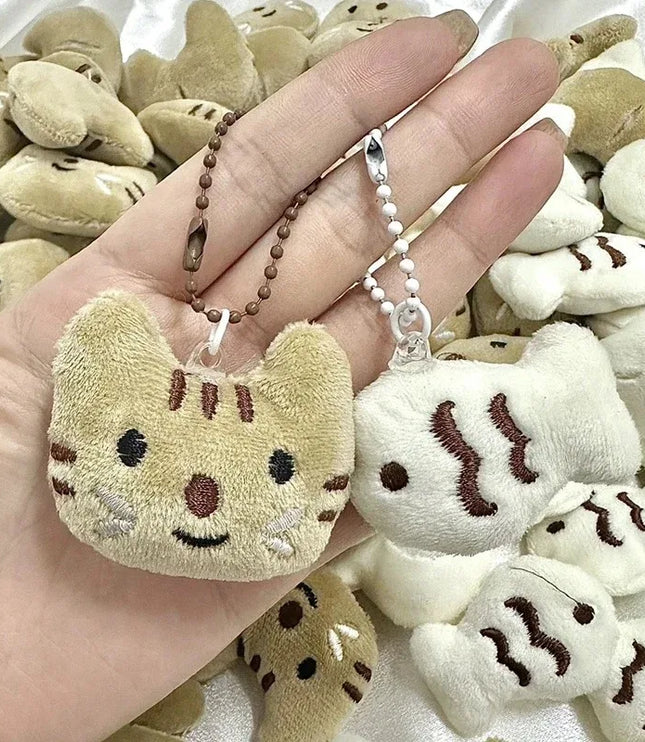 Squeaky Cat & Fish Keychain