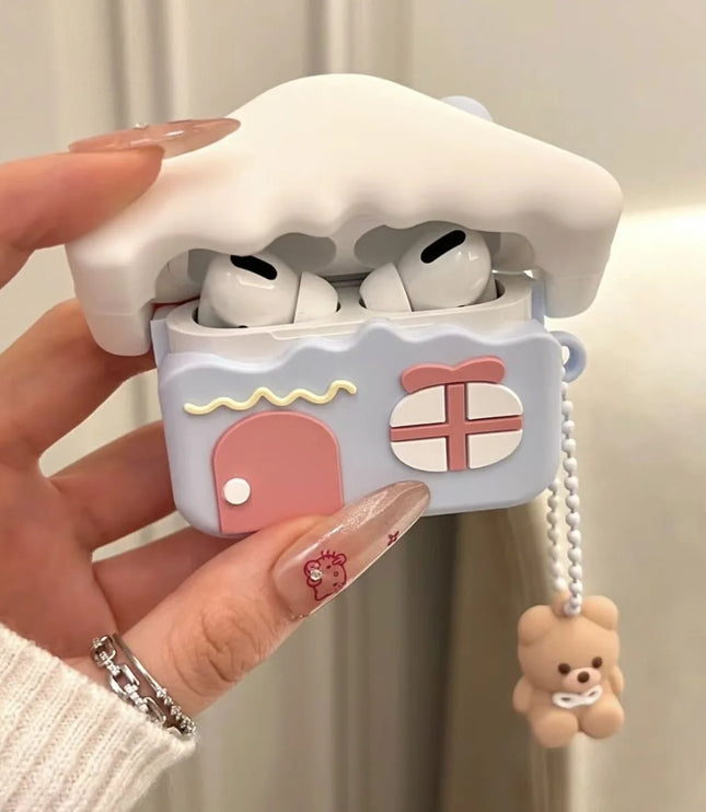 Snow Bear House AirPods Case