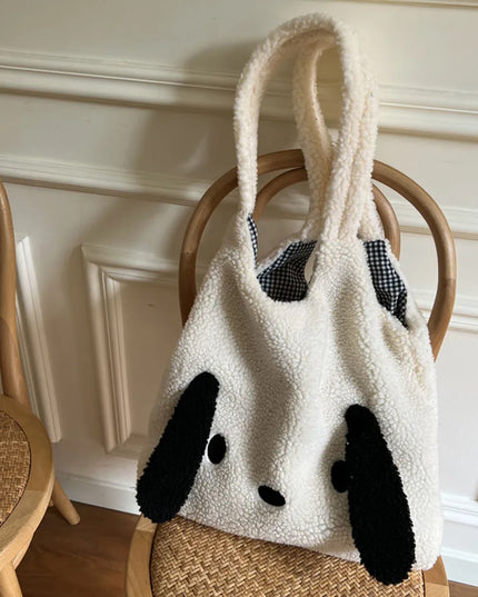 Plush Doggy Ears Tote