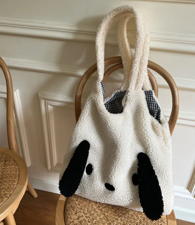 Plush Doggy Ears Tote