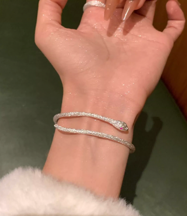 Silver Snake Bracelet