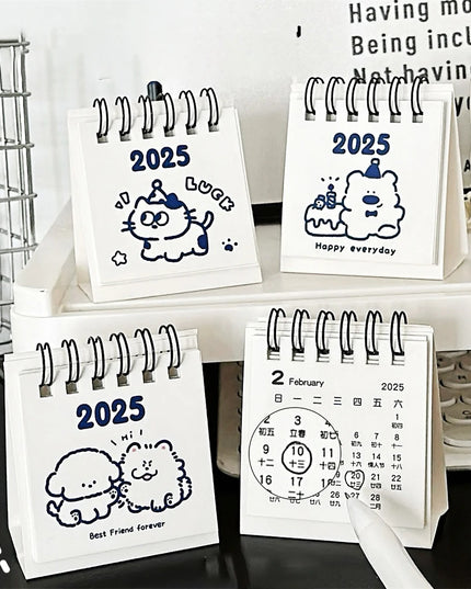 Mini Cartoon Desk Calendar