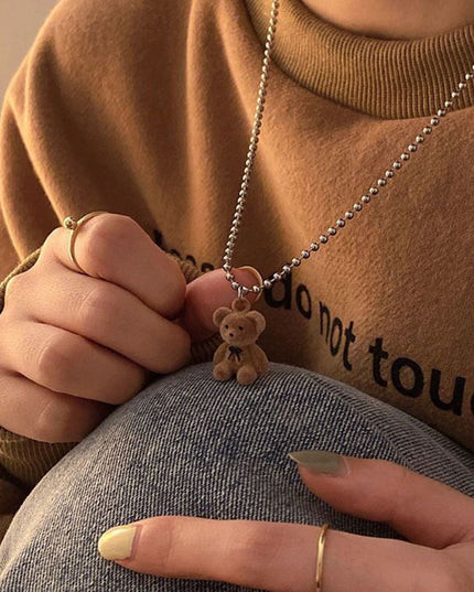 Plush Bear Necklace