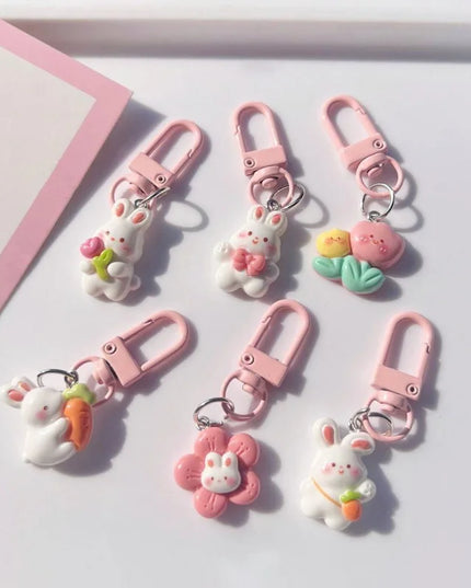 Cute Rabbit Keychain