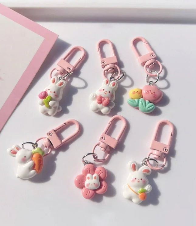 Cute Rabbit Keychain