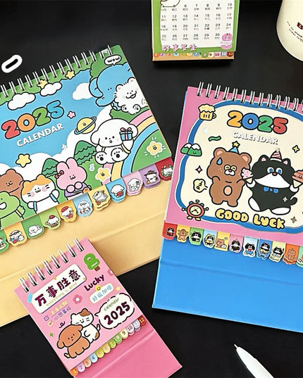 Cartoon Animal Desk Calendar