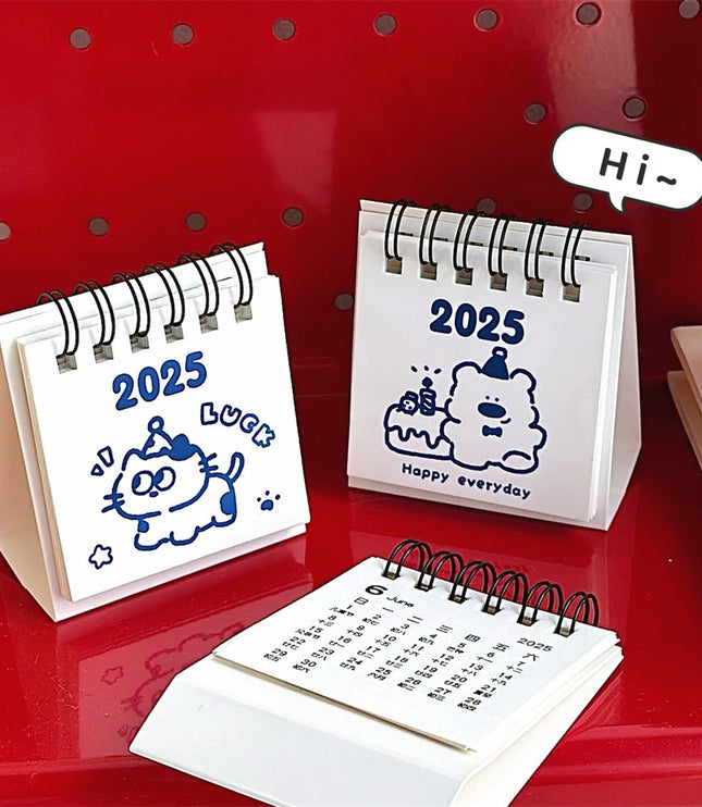 Mini Cartoon Desk Calendar