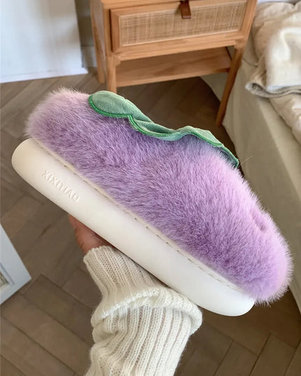 Veggies Plush Slippers