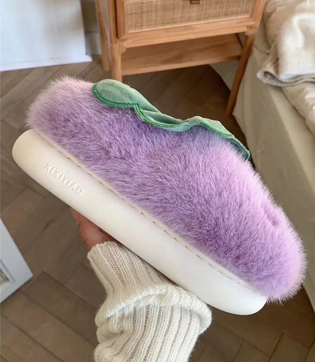 Veggies Plush Slippers