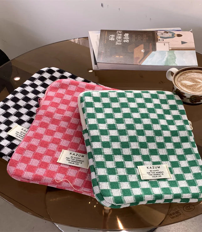 Checkered Laptop Sleeve