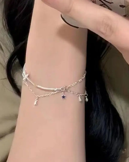 Double Layer Water Drop Bracelet