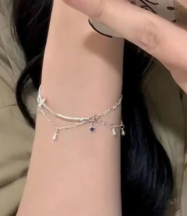 Double Layer Water Drop Bracelet