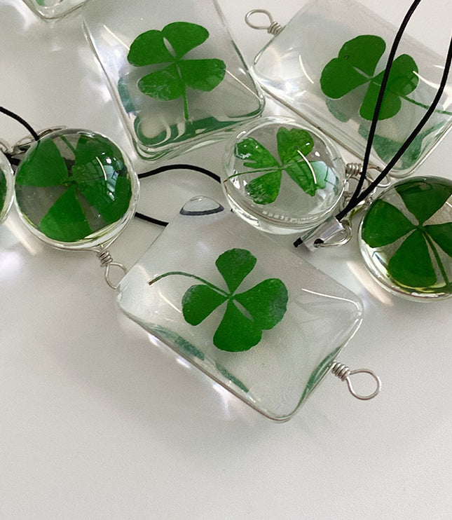 Lucky Clover Phone Charm