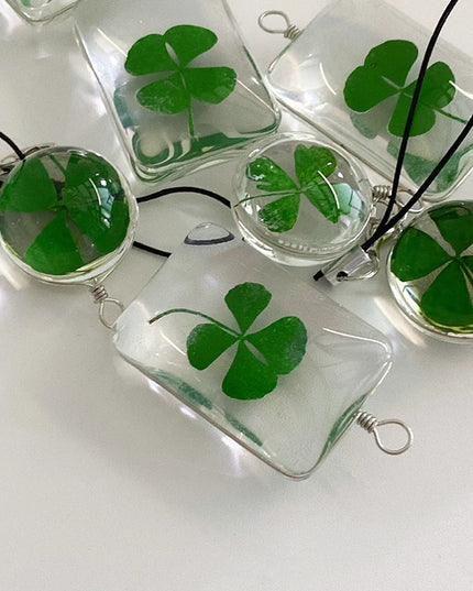 Lucky Clover Phone Charm