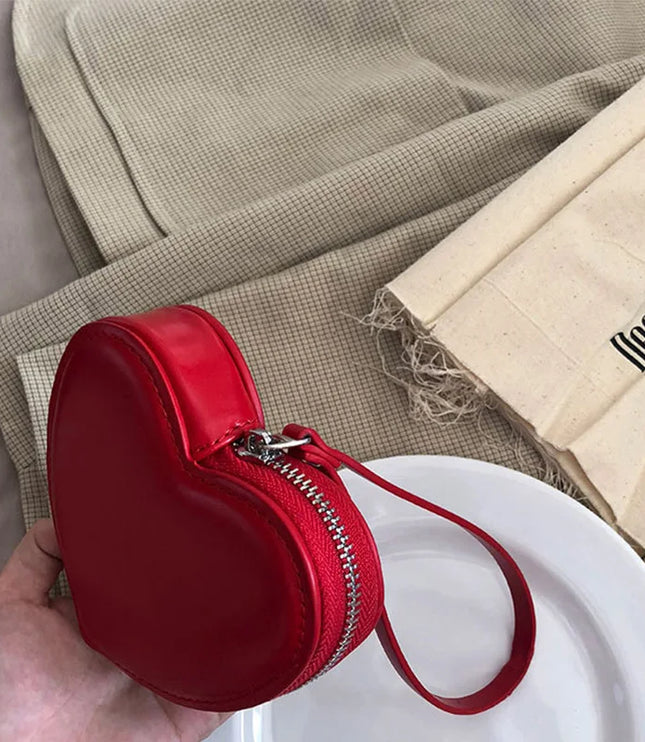 Red Heart Handbag