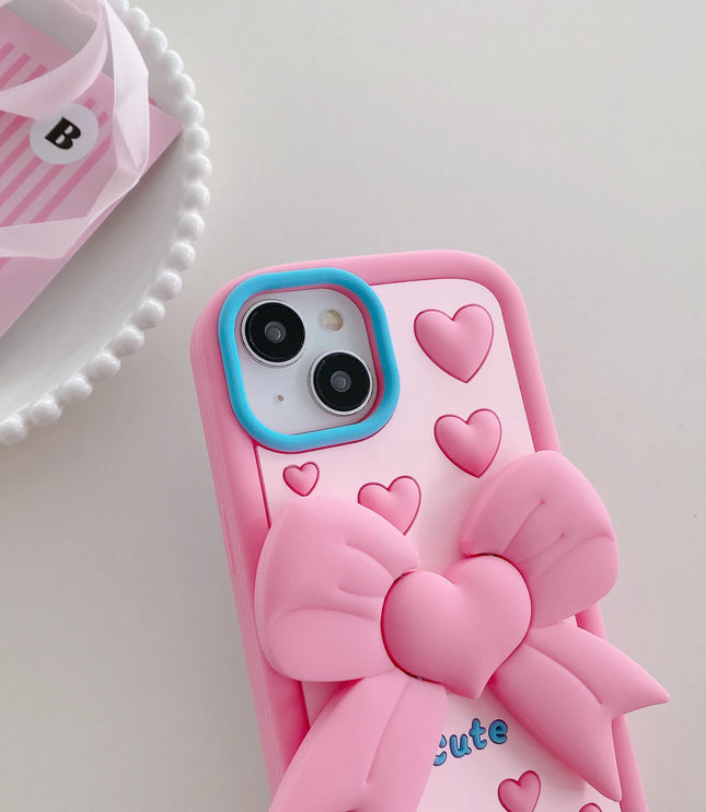 3D Bowknot Phone Case