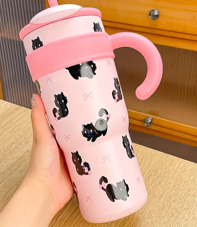 Black Cat Tumbler