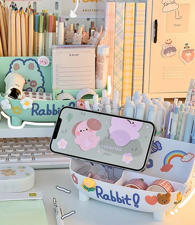 Rabbit Pen Holder & Desk Organizer