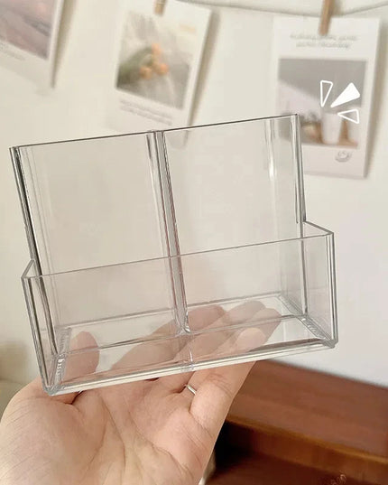 Clear Pen Holder & Desk Organizer