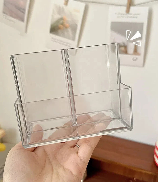 Clear Pen Holder & Desk Organizer