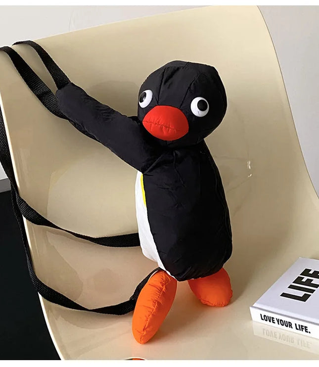 Black Penguin Backpack