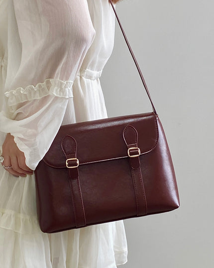 Vintage Cherry Red Shoulder Bag