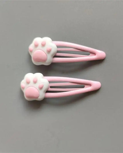 Pink Cat Paw Hairpin