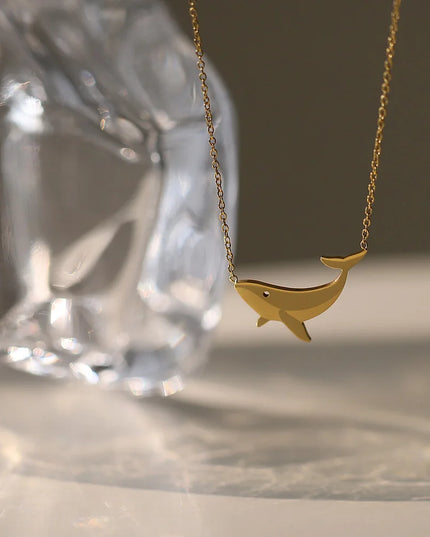 Gold Whale Necklace