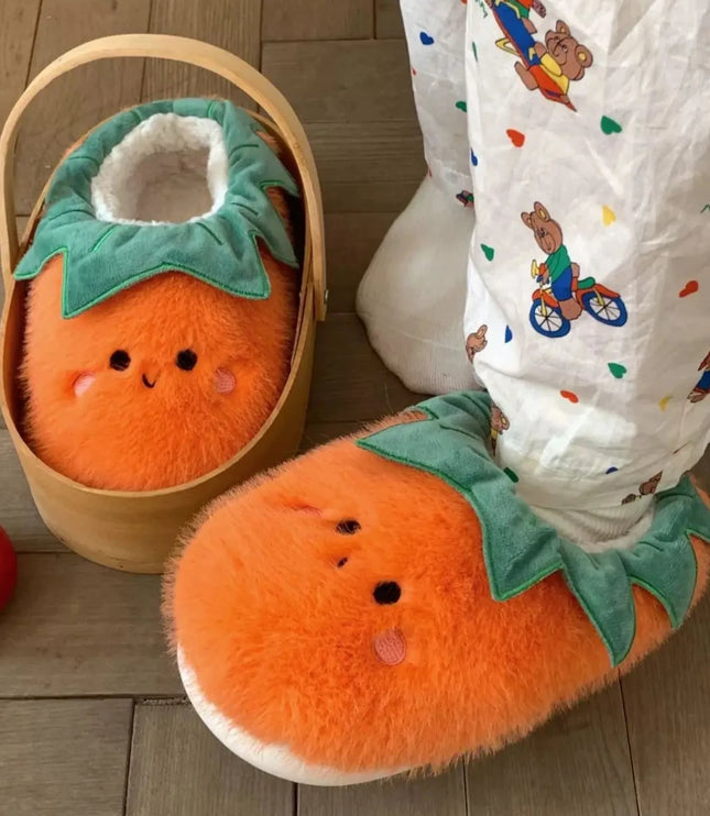 Veggies Plush Slippers