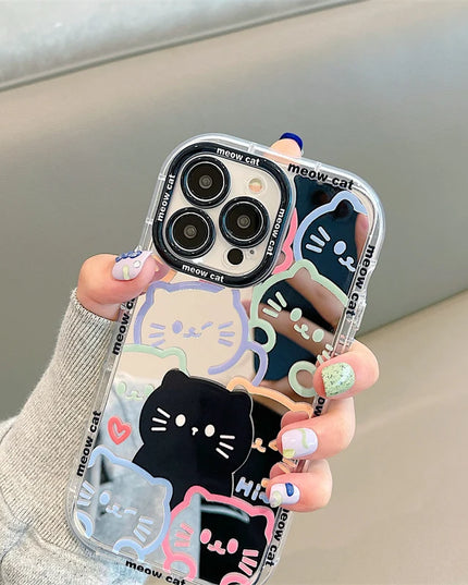 Cat Mirror Phone Case