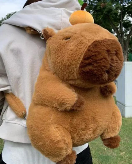 Capybara Plush Backpack