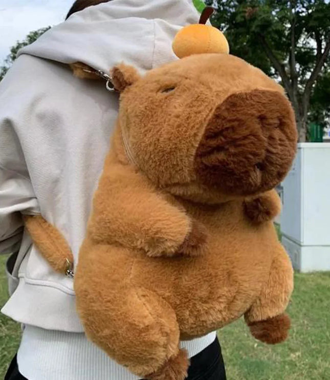 Capybara Plush Backpack