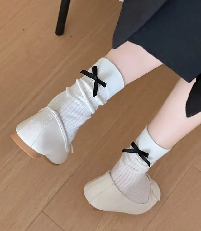 Ballet Bowknot Socks