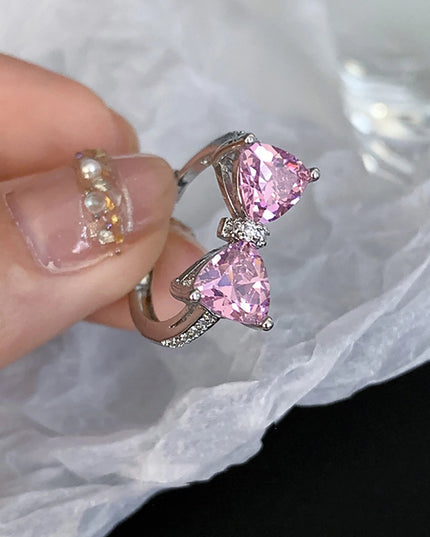 Pink Bow Tie Ring