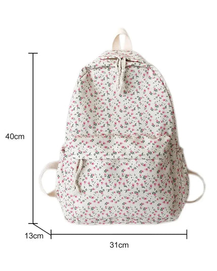 Floral Pattern Backpack